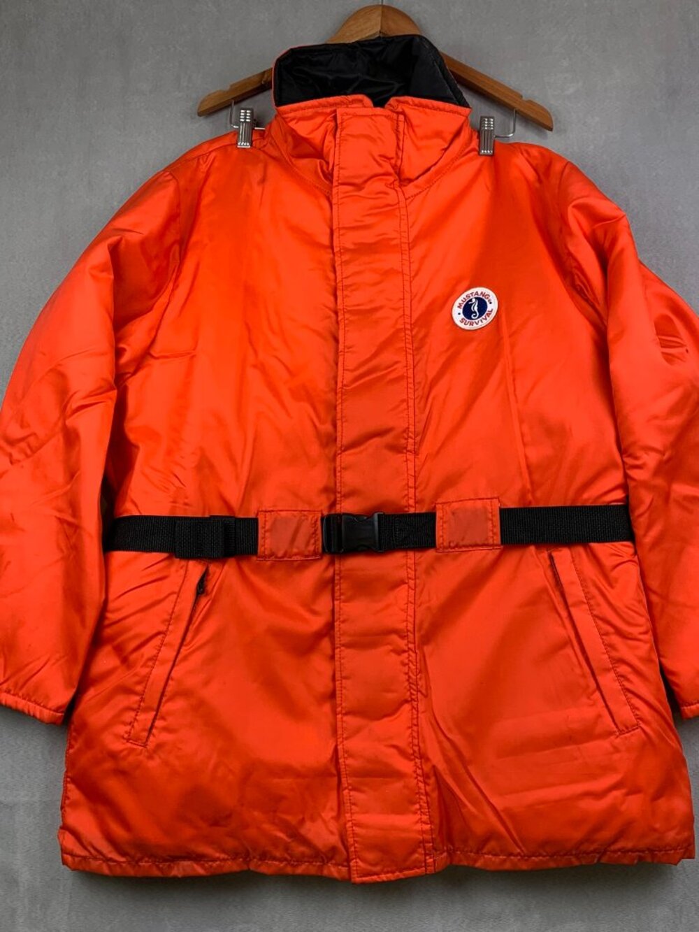 Mustang Survival Adult Large Orange Hi Vis Floater Coat Flotation Device MC1505